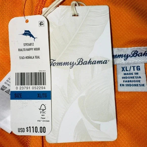 Tommy Bahama Menx XL Rialoto‎ Happy Hour Swim Trunks Mens XL Board Shorts